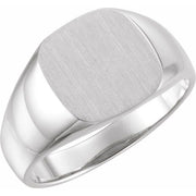 Sterling Silver Square Signet Ring