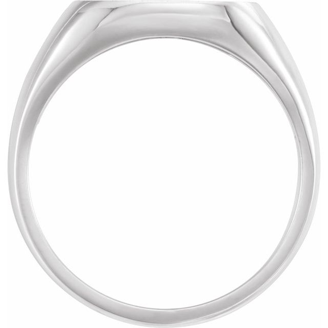 Sterling Silver Square Signet Ring