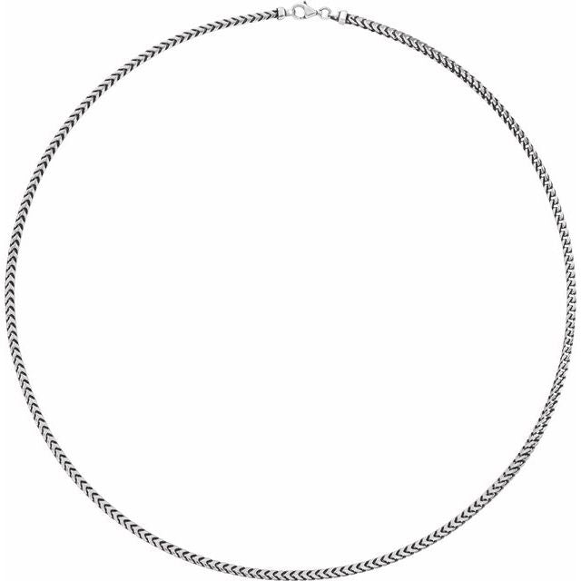 Sterling Silver 3 mm Franco 20' Chain