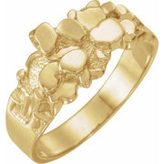 14K Yellow Nugget Ring