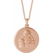 14K Rose Buddha 16-18' Necklace