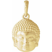 14K Yellow Meditation Buddha Pendant