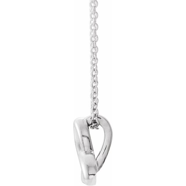 Sterling Silver Celtic-Inspired Trinity 16-18' Necklace