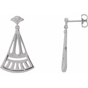 Sterling Silver Vintage-Inspired Dangle Earrings