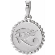 Sterling Silver Eye of Horus Pendant