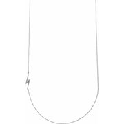 Sterling Silver Lightning Bolt 16' Necklace