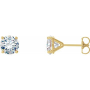 14K Yellow 1/2 CTW Natural Diamond Cocktail-Style Earrings