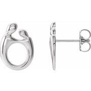Sterling Silver Mother And Child® Left Earring