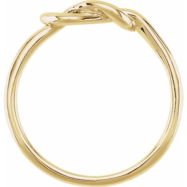 14K Yellow 6 mm Knot Ring