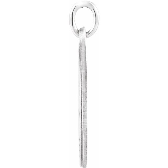 Sterling Silver 18 mm St. Luke Medal