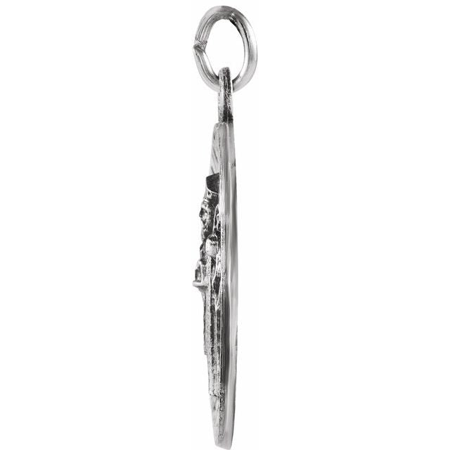 Sterling Silver 18 mm St. Patrick Medal