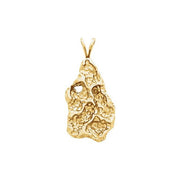 14k Yellow Nugget Pendant