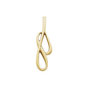 14K Yellow Freeform Pendant