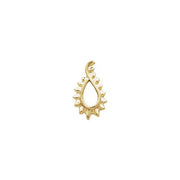 14k Yellow Freeform Pendant
