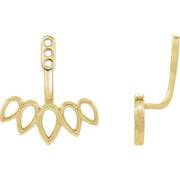 14K Yellow Earring Jackets