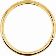 14k White 2 Mm Matching Band Size 6.5