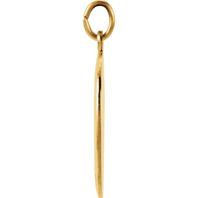 14K Yellow 19x13.5 mm St. Joseph Medal