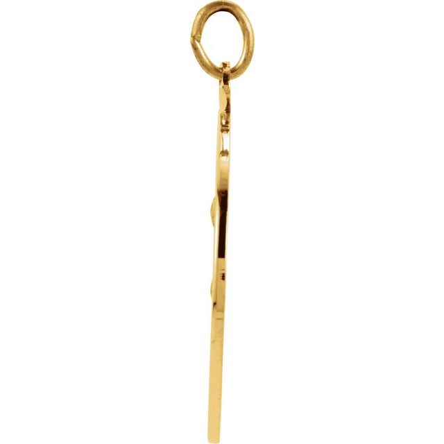 14K Yellow 22 mm St. Anthony Medal