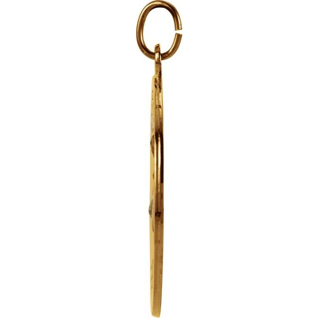 14K Yellow 25 mm St. Anthony Medal