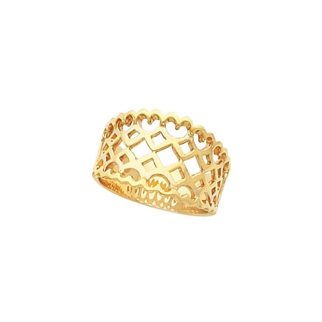14K Yellow Freeform Ring