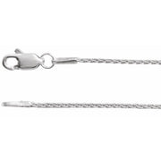 Sterling Silver 1 mm Wheat 16' Chain