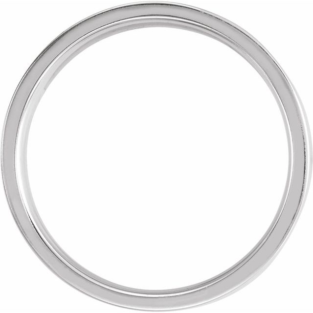 Sterling Silver 6 mm Ridged Band Size 9