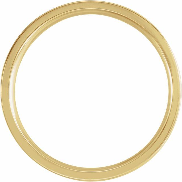 14k Yellow 5 Mm Ridged Band Size 8