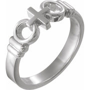 Sterling Silver Joined By Christ™ Ring