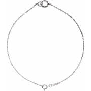 Sterling Silver Interlocking Circle Bracelet