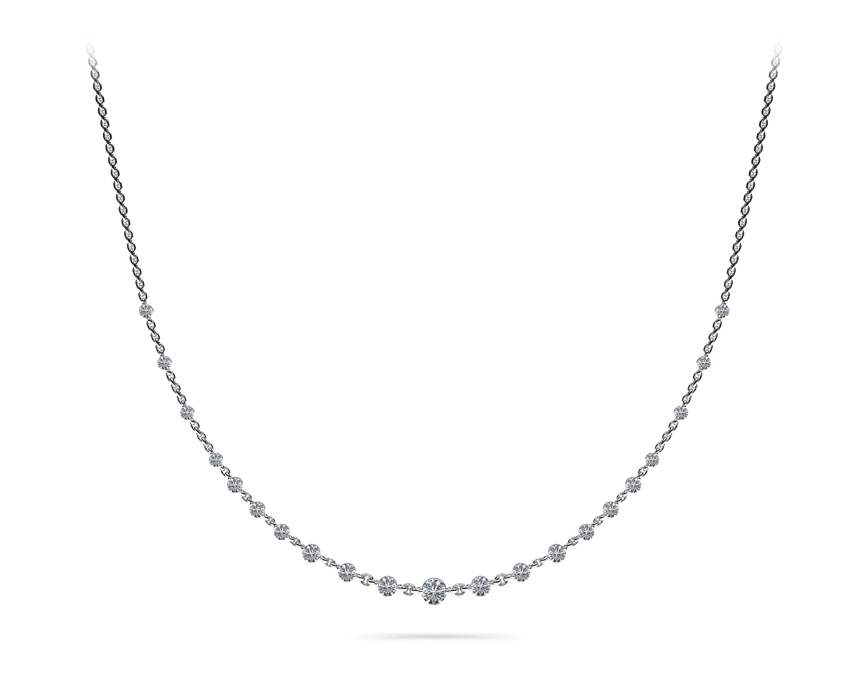 Two Prong Cable Link Necklace
