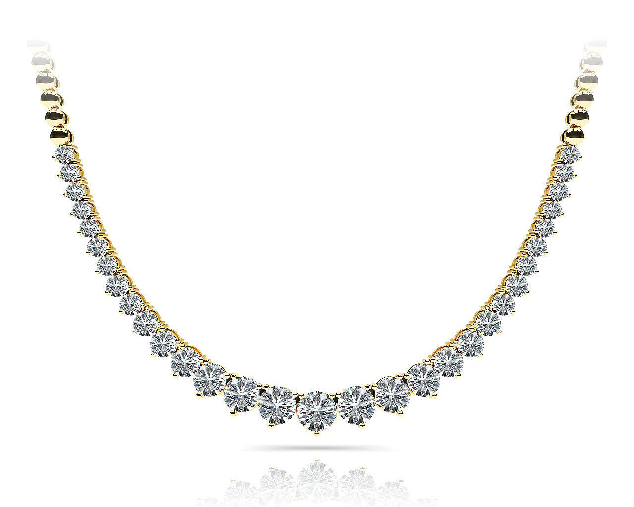 3 Prong Graduated Necklace
