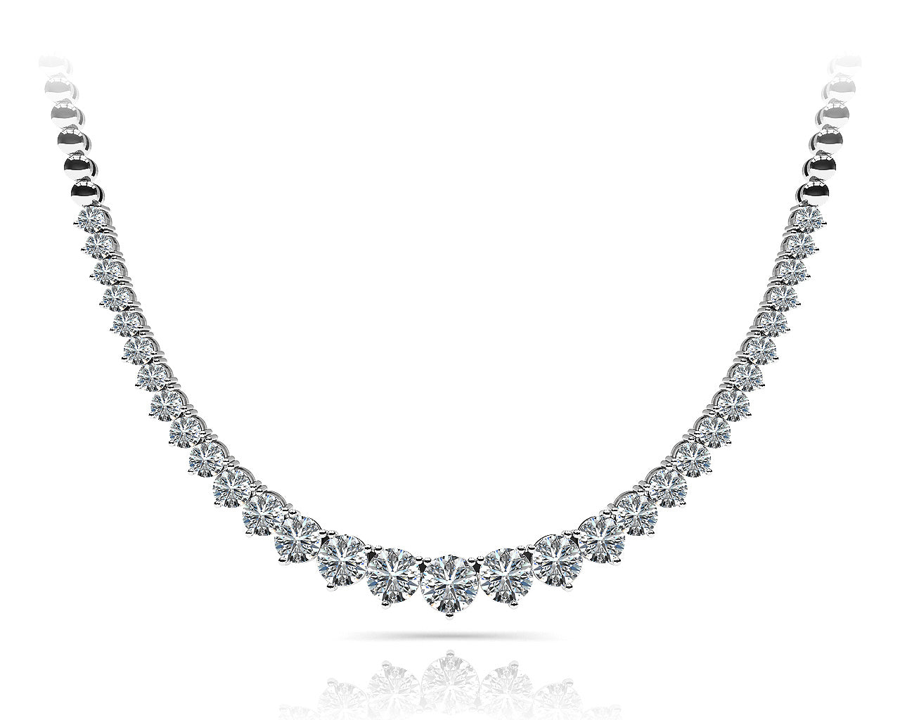 3 Prong Graduated Necklace
