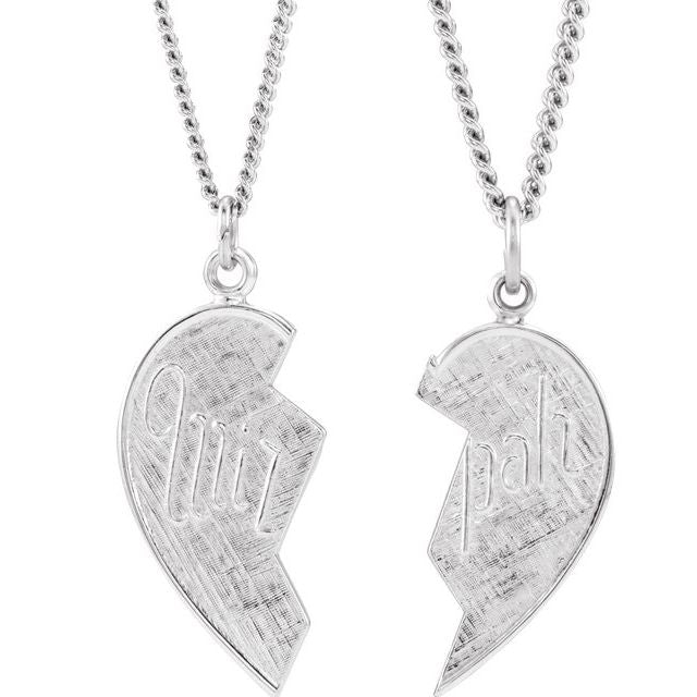 Sterling Silver Miz Pah 24' Necklace