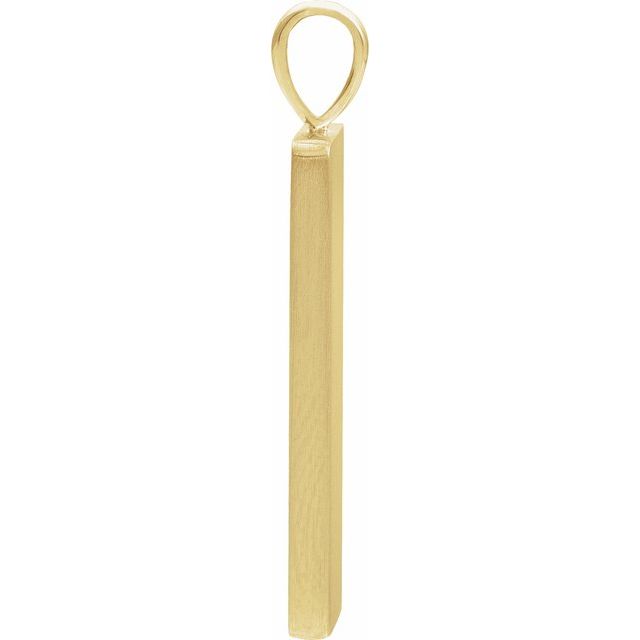 14k Yellow 1/5 Ctw Natural Black Diamond Pendant