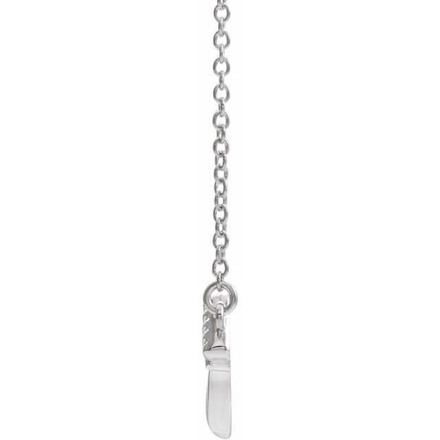 Sterling Silver Claddagh 18' Necklace