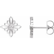 Sterling Silver Geometric Earrings