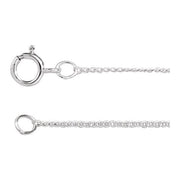 Sterling Silver 1 mm Curb 20' Chain