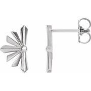 Sterling Silver Pair Star Earring