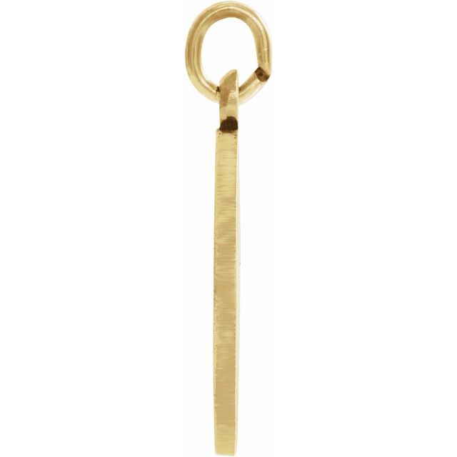 14k Yellow 18 Mm Round St. Joseph Medal