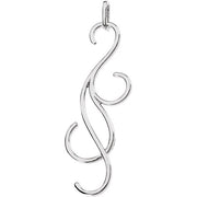Sterling Silver Freeform Pendant