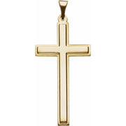 14K Yellow Cross Pendant