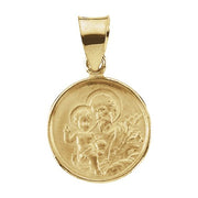 18K Yellow 12 mm St. Joseph Medal