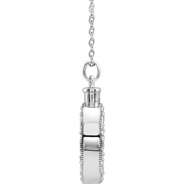 Sterling Silver Celebration of Life Ash Holder 18' Necklace