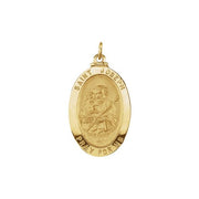 14K Yellow 25x18 mm St. Joseph Medal