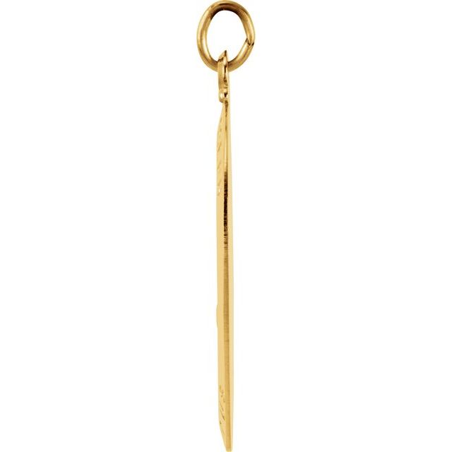 14K Yellow 25x18 mm St. Joseph Medal