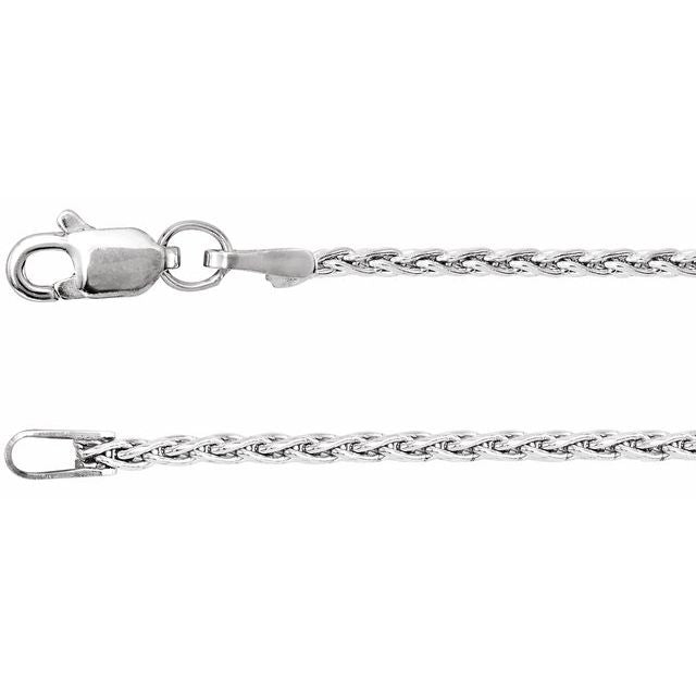 Sterling Silver 1.5 mm Wheat 20' Chain