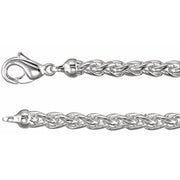 Sterling Silver Wheat 8' Chain
