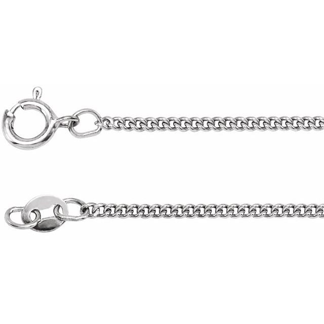 Sterling Silver 1.6 Mm Curb 24' Chain