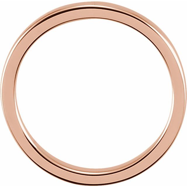 14k Rose 1.65 Mm Ladies Stackable Band Size 5