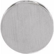 Sterling Silver Engravable Disc Pendant